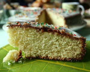 อาหารรัสเซีย Mannik (semolina cake)